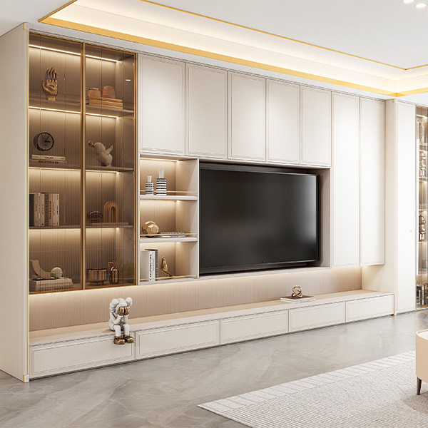 全友全屋定制-電視柜-輕奢風格